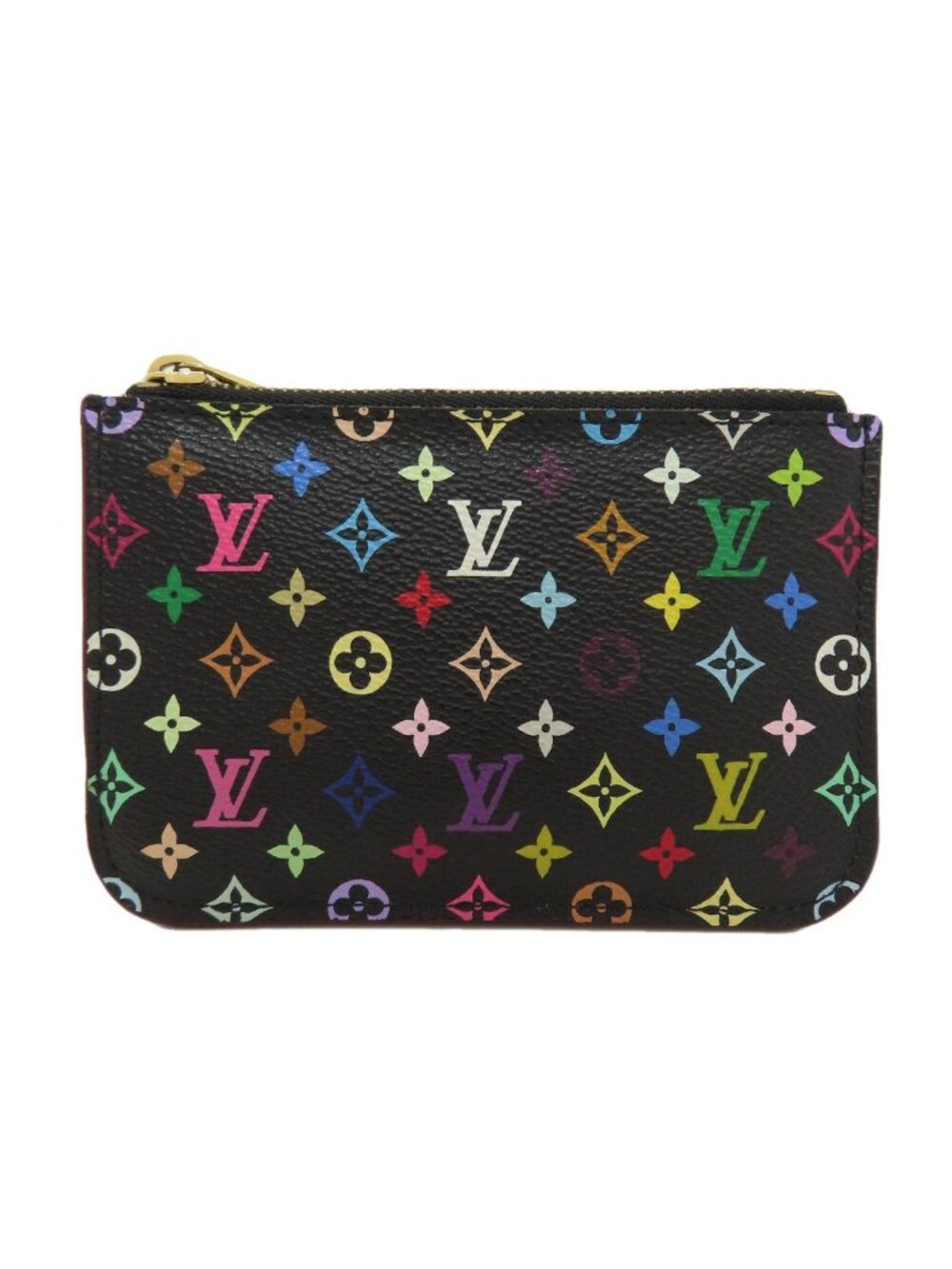 Louis Vuitton Pochette Cles Coin Purse Monogram Multicolor